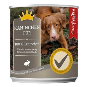 Kaninchen pur - Hundenassnahrung für empfindliche Hunde - Premium-Qualität aus Deutschland